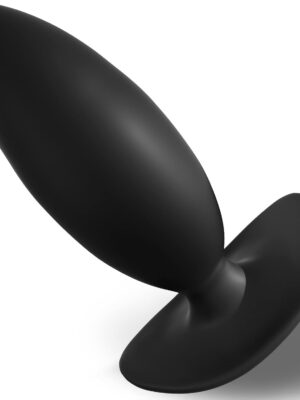 Anal Plug Butt Plug with Safe Curved Base Prostate Massager Dilator Sex Toy for Men Women Masturbation (S)