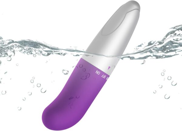Cordless Mini Upgraded Massage Stick Handheld Electric Back Massager,Handheld Deep Tissue Neck Back Shoulder Body Massager Tool (Purple)