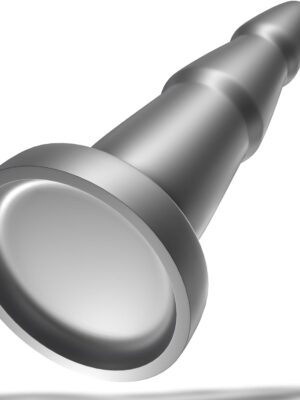 Anal Plug Butt Plug Trainer with Suction Cup Black Silicone Cone Prostate Massager Dilator Sex Toy for Men Women Masturbation (L)