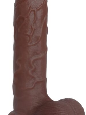 Realistic Dildo for Beginners Lifelike Silicone Dildo, with Strong Suction Cup for Hands-Free Play, Realistic G-Spot Dildos Anal Sex Toys for Women and Couple 7.7" (Deep Flesh)
