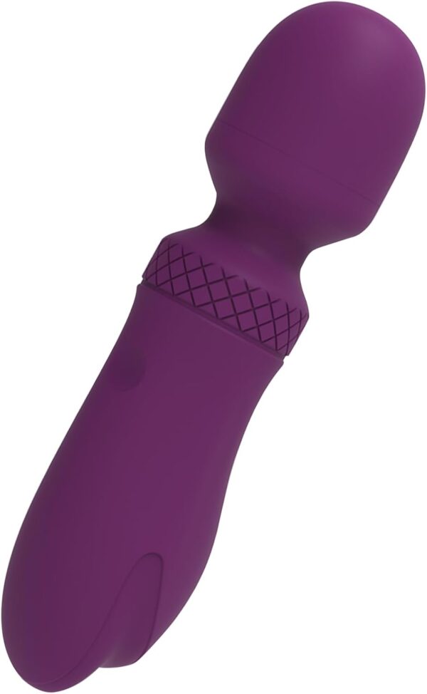 Manual Back Massagers Small Handheld Massager with 10 Modes, Personal Handheld Massager for Neck Back Body(Purple)