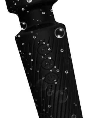 Mini Upgraded Rechargeable Handheld Waterproof Massager, Black