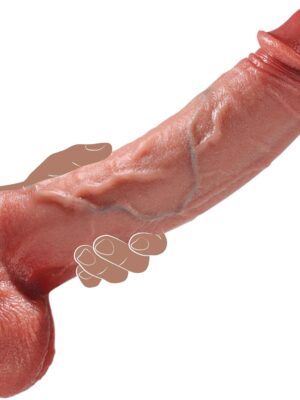 Realistic Huge Dildo Sex Toys -  10.8" Dual-Layer Silicone Big Dildos Lifelike Giant Dildo for G Spot and Anal Play with Suction Cup, Big Adult Penis Sex Toys for Women Men Couples Sexual