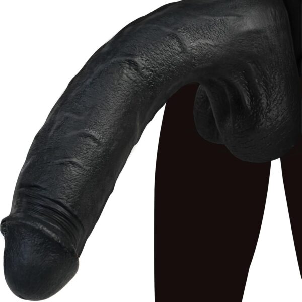 Sex Toys Realistic Huge Dildo - 10.8 Inch Thick Black Dildos with Strong Suction Cup, Lifelike Silicone Big Giant Plug for Vagina Anal Stimulator, Adult Sex Toy for Women, Men and Couples