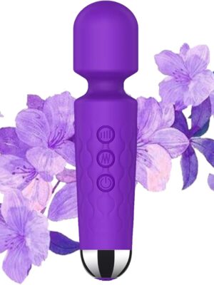 Back Relaxation Massager - Rechargeable Mini Electric Body Massager - for Foot - Arm Muscle Relaxation (Purple)