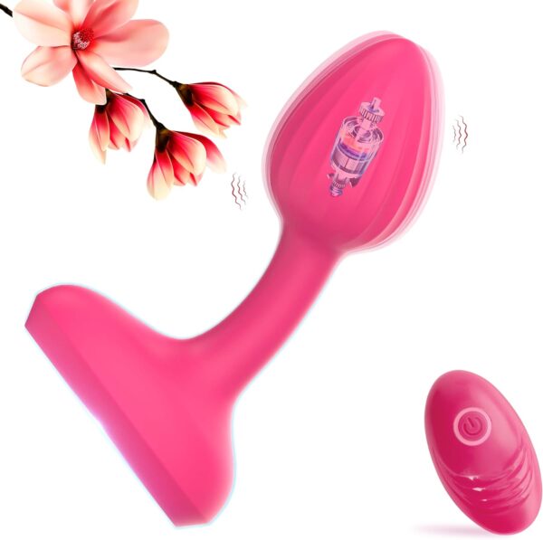 Vibrating Butt Plug Sex Toys for Women Anal Vibrator G Spot Clitoral Vibrator + Anal Plug Training Sets Black Dildo