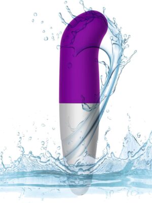 Cordless Mini Upgraded Massage Stick Handheld Electric Back Massager,Handheld Deep Tissue Neck Back Shoulder Body Massager Tool (Purple)