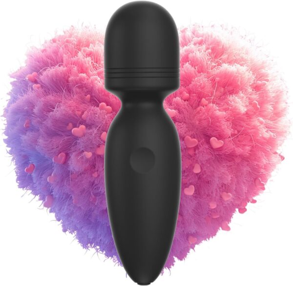 Upgraded Back Bullet Massager, Hand-held Massager for Relaxing Muscles While Working at Home-Black